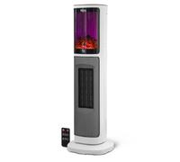 Radiateur soufflant céramique 2000W avec effet flamme - Warm Tech
