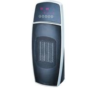 Domair Chauffage soufflant OVOID 1500 W céramique Télécommande Thermostat électronique Noir/Gris