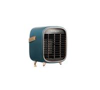 Radiateur soufflant compact de bureau, Brightake, mini radiateur portable, réglage du ventilateur à 3 vitesses, vert Vert