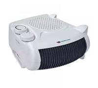 Radiateur soufflant DESCON avec direction de flux d'air vertical et horizontal, 2000 W, fonctionnement horizontal et vertical, 3 modes de flux d'air, thermostat, protection contre la surchauffe