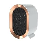 Radiateur soufflant, économe en énergie, silencieux, 1200 W, en céramique, pour chambre, salle de bain, salon, protection contre la surchauffe et le basculement, blanc