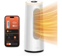 Radiateur Soufflant Économique,1500W Chauffage Électrique Rapide,Grande Diffusion Chaleur,Réglage Température & Minuterie,(Blanc)