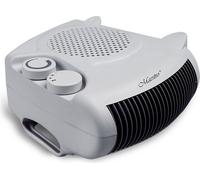 Radiateur soufflant électrique 2000W Trois modes de fonctionnement Ventilateur chaud et froid Horizontal Vertical Gris