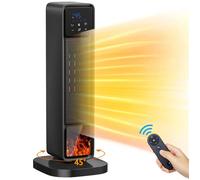 Radiateur Soufflant Électrique 2200W - Chauffage - Secouer la tête/chronométré - avec Protection Contre Renversement et Surchauffe