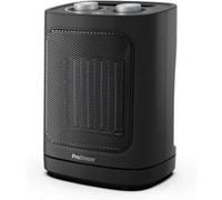 Radiateur Soufflant en céramique 1800W Pro Breeze avec oscillation automatique, 2 réglages de chaleur, mode ventilateur seul - Noir Noir G