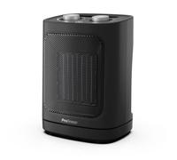 Radiateur Soufflant en céramique 1800W Pro Breeze avec oscillation automatique, 2 réglages de chaleur, mode ventilateur seul - Noir