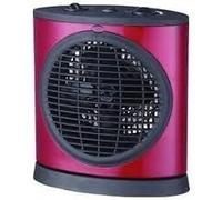 Radiateur soufflant extra-plat oscillant - Rouge - 2000W
