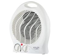 ADLER AD 7728 Radiateur soufflant thermique portable 2 niveaux de puissance air chaud/froid Protection contre la surchauffe 2000 W