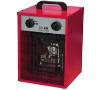 Radiateur soufflant industriel 3300W - Rouge - Electrique - Electrique