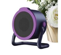 Radiateur Soufflant - Mini Radiateur Intelligent Sans Fil 500 W Avec Rotation À 360° | Réchauffeur D'hiver Silencieux À Économie D'énergie Pour Chambre À Coucher, Bureau, Camping-car, Tente De Camping