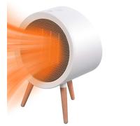 Radiateur soufflant mobile 800 W, mini radiateur électrique portable en céramique 3 modes, boutons tactiles et