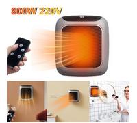 Radiateur soufflant - MOOHOP - 800W - Chauffage mural - Silencieux - Compact