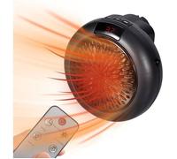 Radiateur soufflant mural - ZOR® - Télécommande - 900 W - Chauffage économique - Pour salle de bain