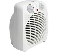 Radiateur soufflant portable - VOLTMAN - 2000W - Blanc - 2 puissances 1000/2000W - Thermostat mécanique