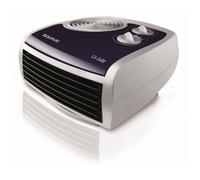 Radiateur thermoventilateur orientable 2400 W bleu et gris