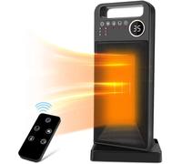 Radiateur tour céramique silencieux 1400 W Noir