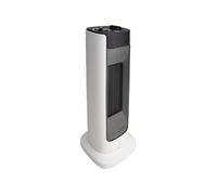 Voltman Radiateur tour céramique Skywarm 2000 W – Rotation 60° Thermostat mécanique – Blanc/Noir