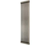 Radiateur Traditionnel à 2 Colonnes 1800 x 470 mm en Acier Métal Brut Brut