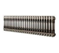 Radiateur Traditionnel à 2 Colonnes 300 x 1190 mm en Acier Métal Brut Brut