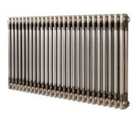 Radiateur Traditionnel à 2 Colonnes 600 x 1190 mm en Acier Métal Brut Brut