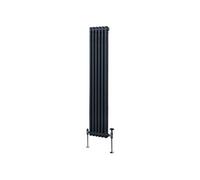 Radiateur Traditionnel à Double Colonne - 1800 x 292 mm - Gris Anthracite Monstershop