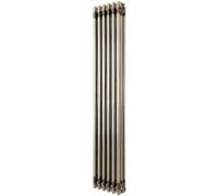 Radiateur Traditionnel à 3 Colonnes 1500 x 290 mm en Acier Métal Brut Brut