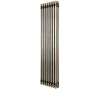 Radiateur Traditionnel à 3 Colonnes 1500 x 470 mm en Acier Métal Brut Brut