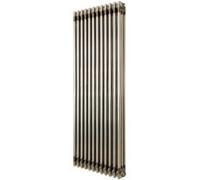 Radiateur Traditionnel à 3 Colonnes 1500 x 560 mm en Acier Métal Brut Brut