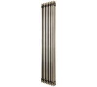 Radiateur Traditionnel à 3 Colonnes 1800 x 380 mm en Acier Métal Brut Brut