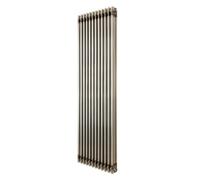 Radiateur Traditionnel à 3 Colonnes 1800 x 560 mm en Acier Métal Brut Chauffage Central Verticale Monté Sur Mur [Brosse de Nettoyage & Supports INCLUSES]