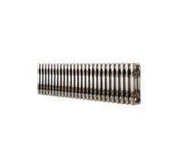 Radiateur Traditionnel à 3 Colonnes 300 x 1190 mm en Acier Métal Brut