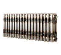 Radiateur Traditionnel à 3 Colonnes 300 x 830 mm en Acier Métal Brut Brut