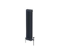 Radiateur Traditionnel à 3 colonnes Chauffage Vertical Anthracite 1500 x 202mm