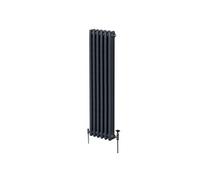 Radiateur Traditionnel à 3 colonnes Chauffage Vertical Anthracite 1800 x 292mm
