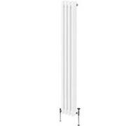 Radiateur Traditionnel à 3 colonnes Chauffage Vertical Blanc 1800 x 202mm Blanc G