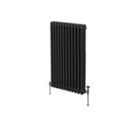 Radiateur Traditionnel à 3 colonnes Chauffage Vertical Noir 1500 x 562mm