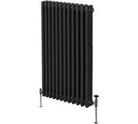 Radiateur Traditionnel à 3 colonnes Chauffage Vertical Noir 1500 x 562mm Noir G