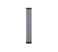 Radiateur Traditionnel à 4 Colonnes 1800 x 290 mm en Acier Gris Anthracite Anthracite