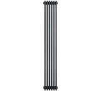Radiateur Traditionnel à 4 Colonnes 1800 x 290 mm en Acier Gris Anthracite Anthracite