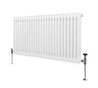 Radiateur Traditionnel à Double Colonne - 600 x 1192 mm - Blanc Monstershop