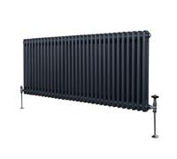 Radiateur Traditionnel à Double Colonne - 600 x 1462 mm - Gris Anthracite Monstershop