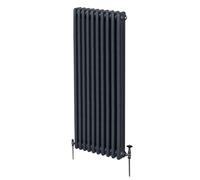 Radiateur Traditionnel à 3 colonnes Chauffage Vertical Anthracite 1800 x 472mm Gris