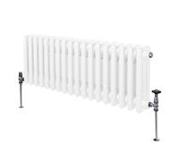 Radiateur Traditionnel à Triple Colonne - 300 x 832 mm - Blanc Monstershop