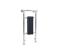 Radiateur Traditionnel Sèche-Serviettes 950 x 480 mm Acier Anthracite 4 Colonnes