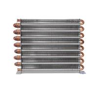 Radiateur universel en tube de cuivre - Condenseur refroidi par eau et refroidi par air pour réfrigérateurs, congélateurs et évaporateurs faits maison - Solution de refroidissement compacte