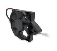 Radiateur Ventilateur Accessoires Moto 4 Pouces Radiateur Ventilateur Refroidissement Refroidisseur D'huile Kit Support pour 12 V pour UTV pour VTT(Type 1)