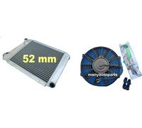 radiateur & ventilateur en aluminium de 50mm, Convient pour AUSTIN/ROVER MINI 1959-1996, Système de refroidissement efficace, Installation simple
