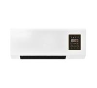 Radiateur ventilateur mural salle de bain - ventilateur chauffant chambre à coucher, ventilateur réglable avec télécommande appartement atelier