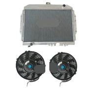 Radiateur + ventilateurs en aluminium adaptés for AMC AMX V8 1958 - 1974
