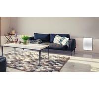 Radiateur Verre blanc à inertie fonte + film Tactile SIXTY 1000W Carrera